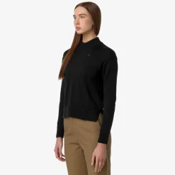 Online K-Way AGATA COTTON CASHMERE Blackpure