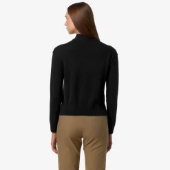 Online K-Way AGATA COTTON CASHMERE Blackpure