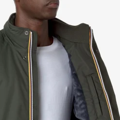 Online K-Way AMAURY TWILL MARMOTTA Greenb-bluea