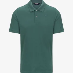 New K-Way AMEDEE PIQUE Greenpalm