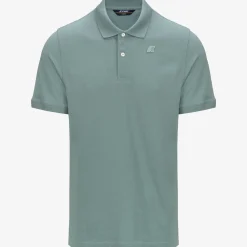 Outlet K-Way AMEDEE PIQUE Greenmold