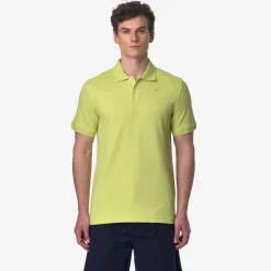 Discount K-Way AMEDEE PIQUE Greencelery