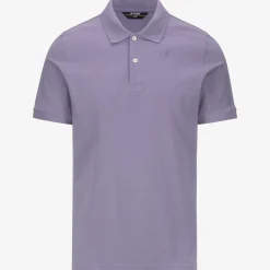 Outlet K-Way AMEDEE PIQUE Violetglicine