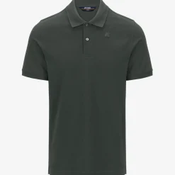 K-Way AMEDEE PIQUE Greenblackish