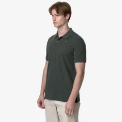 K-Way AMEDEE PIQUE Greenblackish