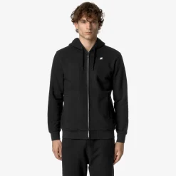 New K-Way ANTHONY HEAVY FLEECE Blackpure