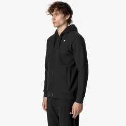 New K-Way ANTHONY HEAVY FLEECE Blackpure