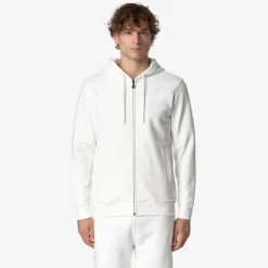 Outlet K-Way ANTHONY HEAVY FLEECE Whitegardenia