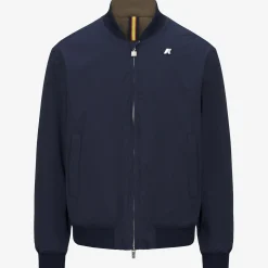 New K-Way AORELIAN ST WARM REVERSIBLE Blued-browng