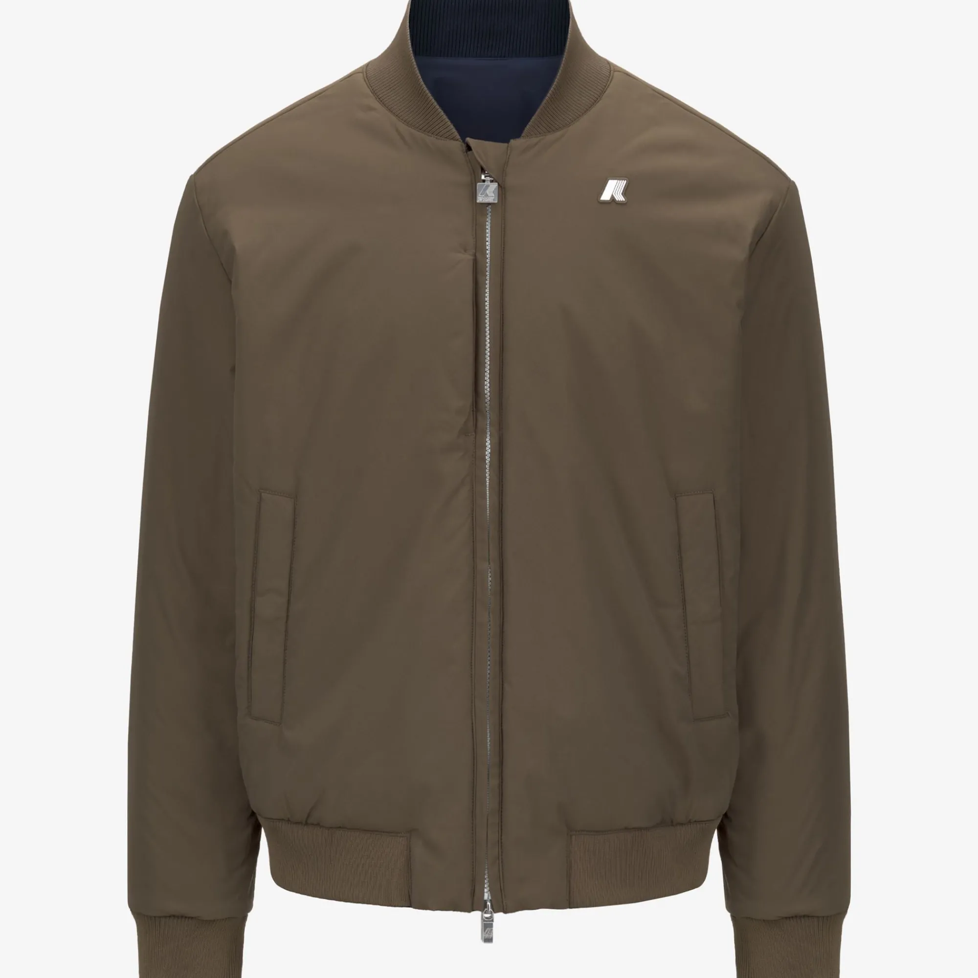 New K-Way AORELIAN ST WARM REVERSIBLE Blued-browng