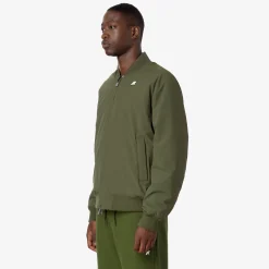 K-Way AORELIAN ST WARM REVERSIBLE Greencypress-beigegrey