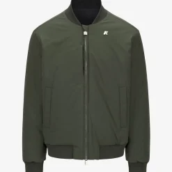 Outlet K-Way AORELIAN ST WARM REVERSIBLE Blackpure-greenblackish