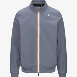 New K-Way ARSENE BONDED Greybluea-blued