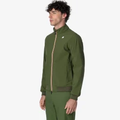 New K-Way ARSENE BONDED Greenc-blued