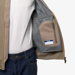 Clearance K-Way ARSENE BONDED JERSEY Beigetaupe