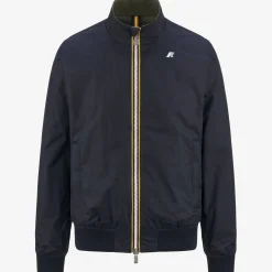 K-Way ARSENE PLUS.2 REVERSIBLE Blued-greenc