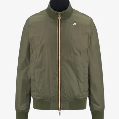 K-Way ARSENE PLUS.2 REVERSIBLE Blued-greenc