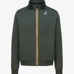 Outlet K-Way AUGUR POLY COTTON Greenblackish