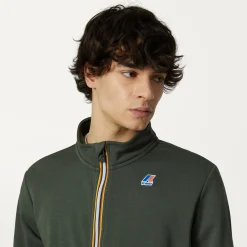 Outlet K-Way AUGUR POLY COTTON Greenblackish