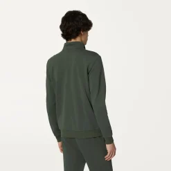 Outlet K-Way AUGUR POLY COTTON Greenblackish