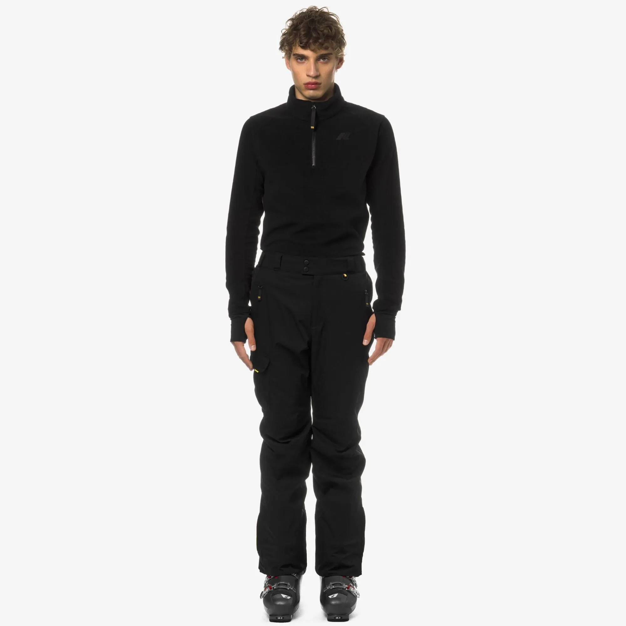 Clearance K-Way AVRIEUX MICRO TWILL 2 LAYERS Blackpure