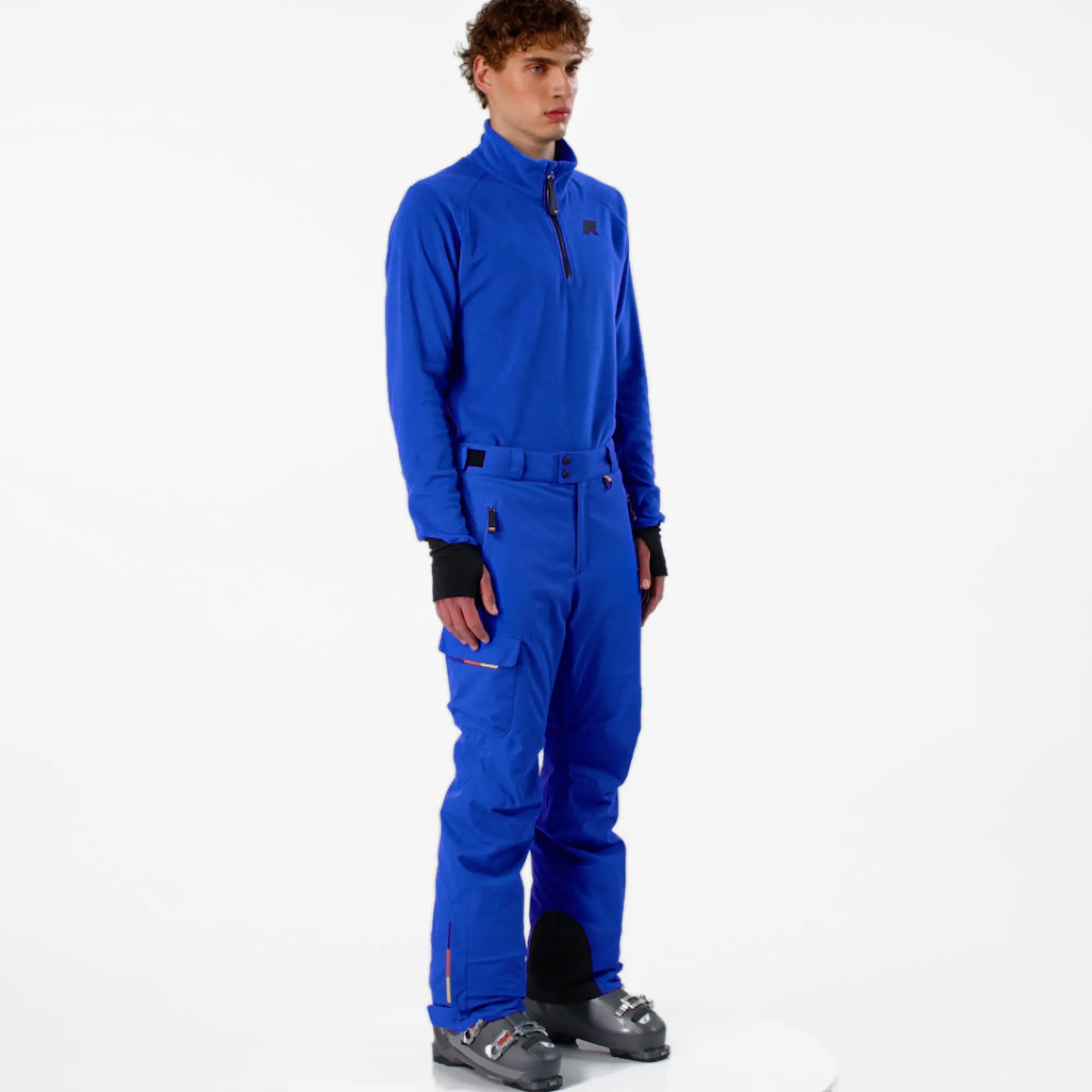 Outlet K-Way AVRIEUX MICRO TWILL 2 LAYERS Blueroyalmarine
