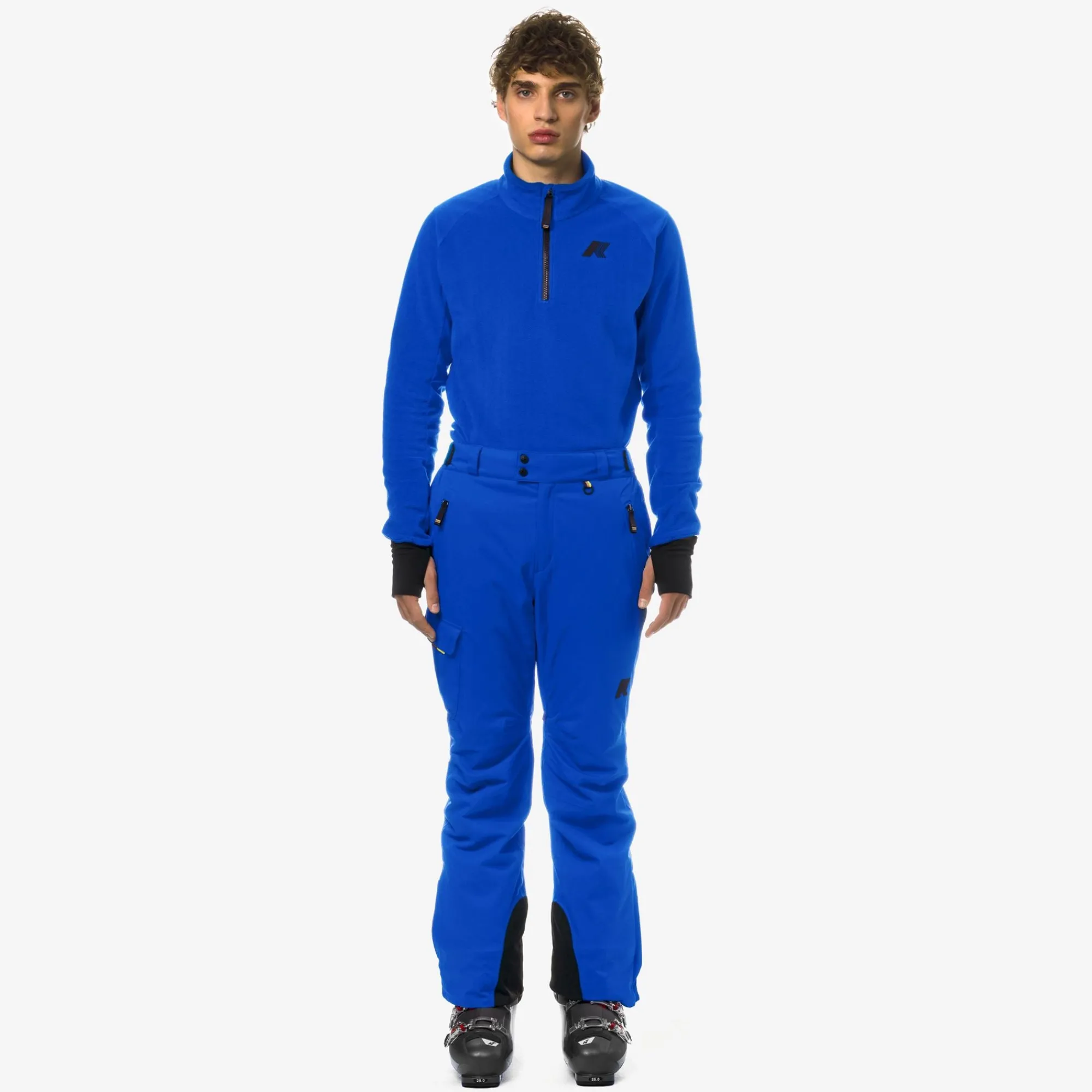 Outlet K-Way AVRIEUX MICRO TWILL 2 LAYERS Blueroyalmarine