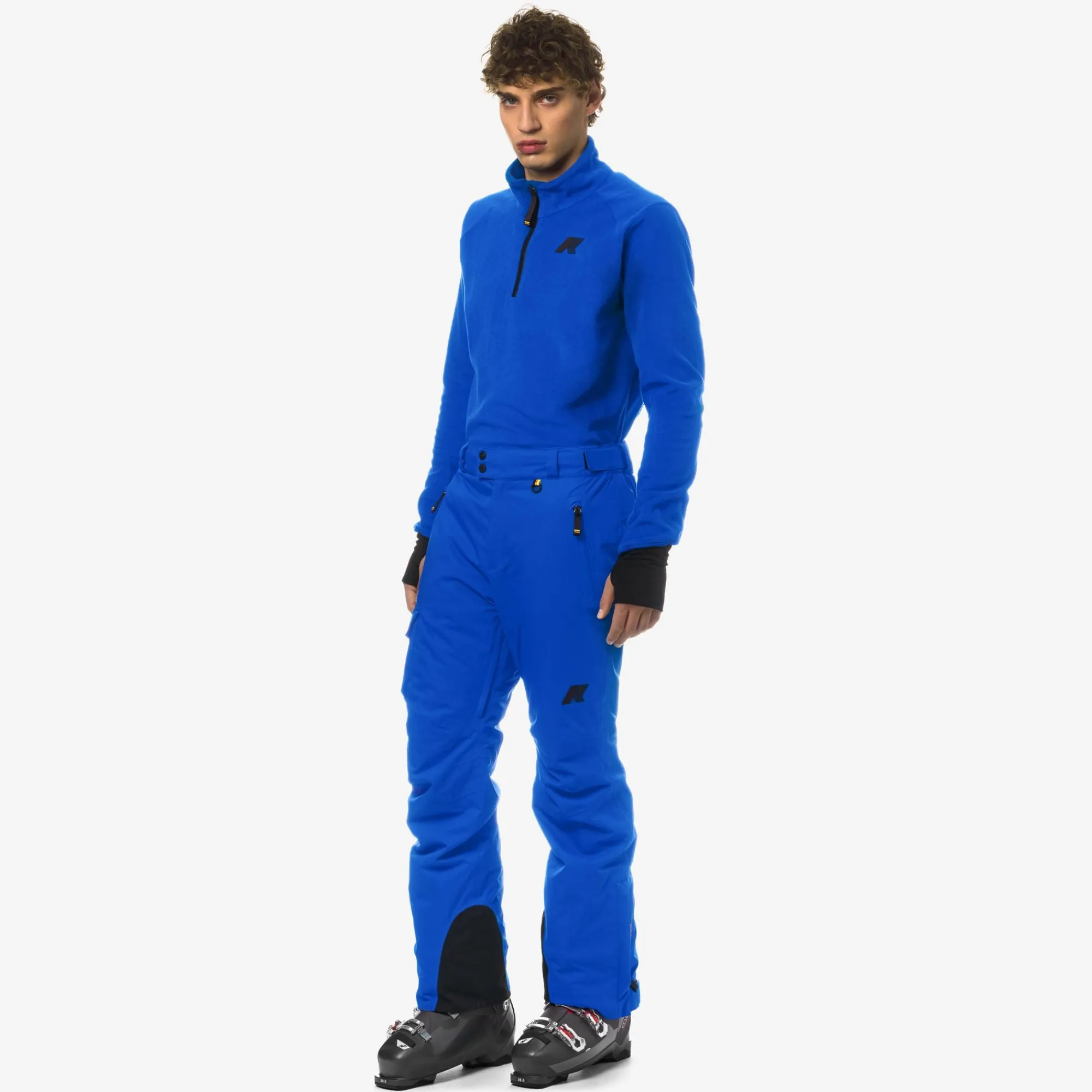 Outlet K-Way AVRIEUX MICRO TWILL 2 LAYERS Blueroyalmarine