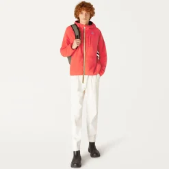 Hot K-Way BEAU ST FUR BONDED Red-greysmk