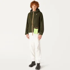 Hot K-Way BEAU ST FUR BONDED Greenblackish-greysmk