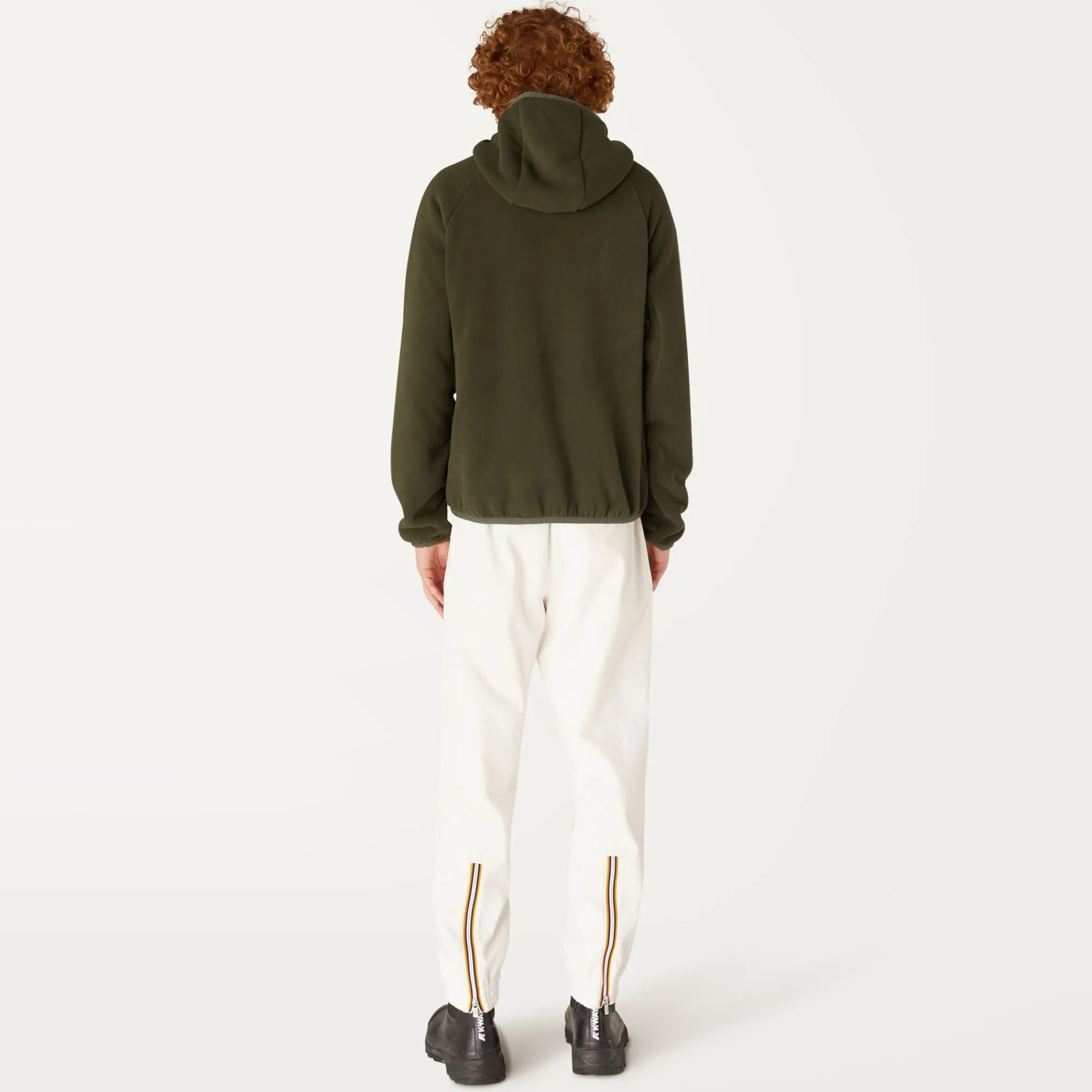 Hot K-Way BEAU ST FUR BONDED Greenblackish-greysmk