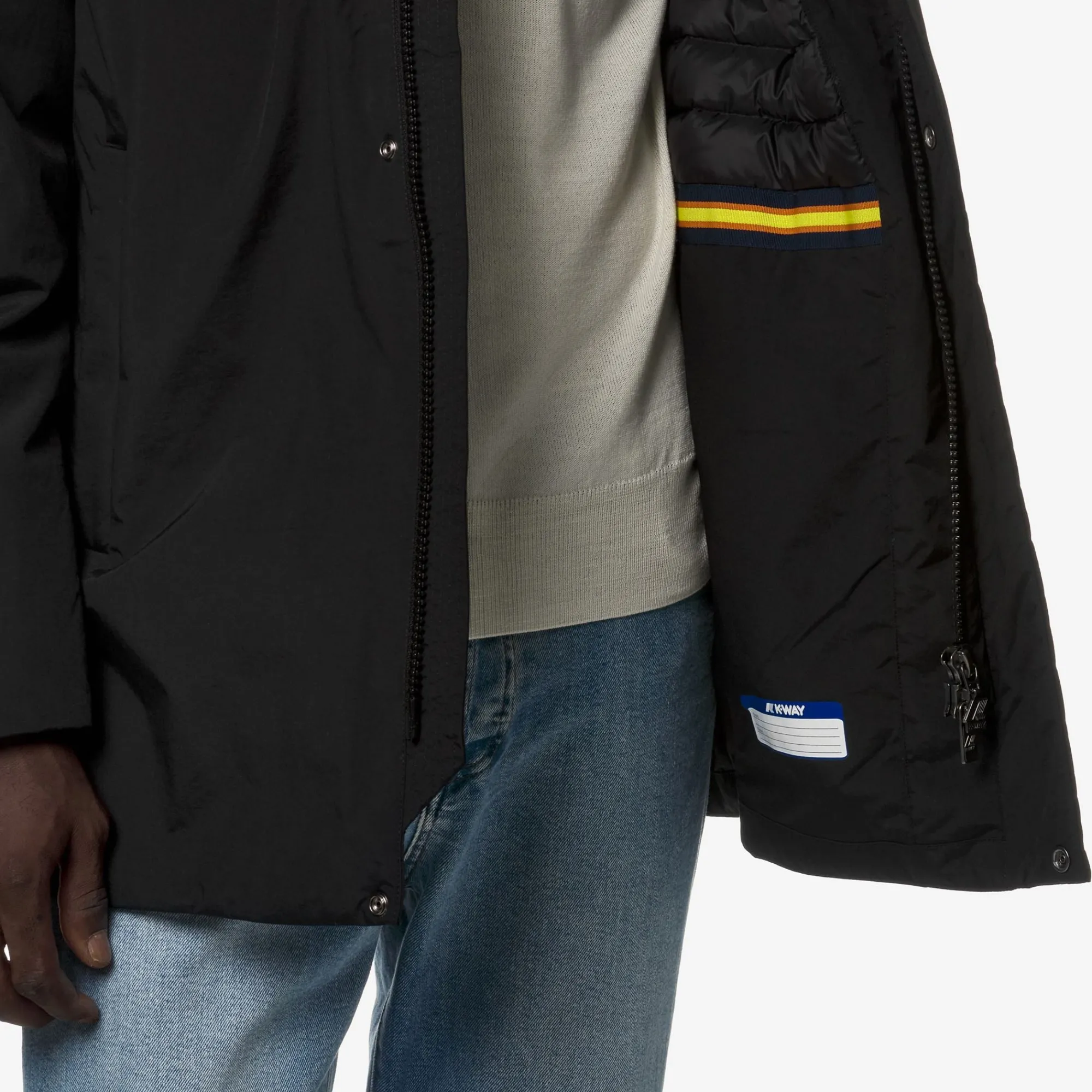 Clearance K-Way BENNY WARM OTTOMAN Blackpure