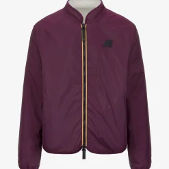 Outlet K-Way BESSANS Whiteg-violetdkpurple