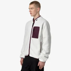 Outlet K-Way BESSANS Whiteg-violetdkpurple