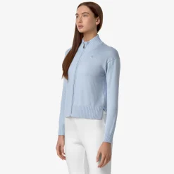 Outlet K-Way BETINNE COTTON CASHMERE Blueballad