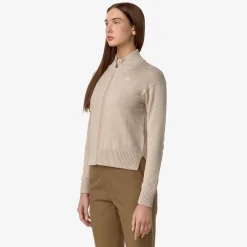 Hot K-Way BETINNE COTTON CASHMERE Beige