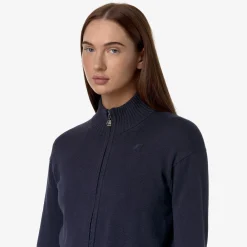 Hot K-Way BETINNE COTTON CASHMERE Bluedk