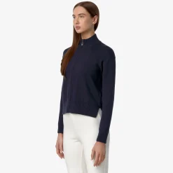 Hot K-Way BETINNE COTTON CASHMERE Bluedk