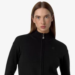 New K-Way BETINNE COTTON CASHMERE Blackpure