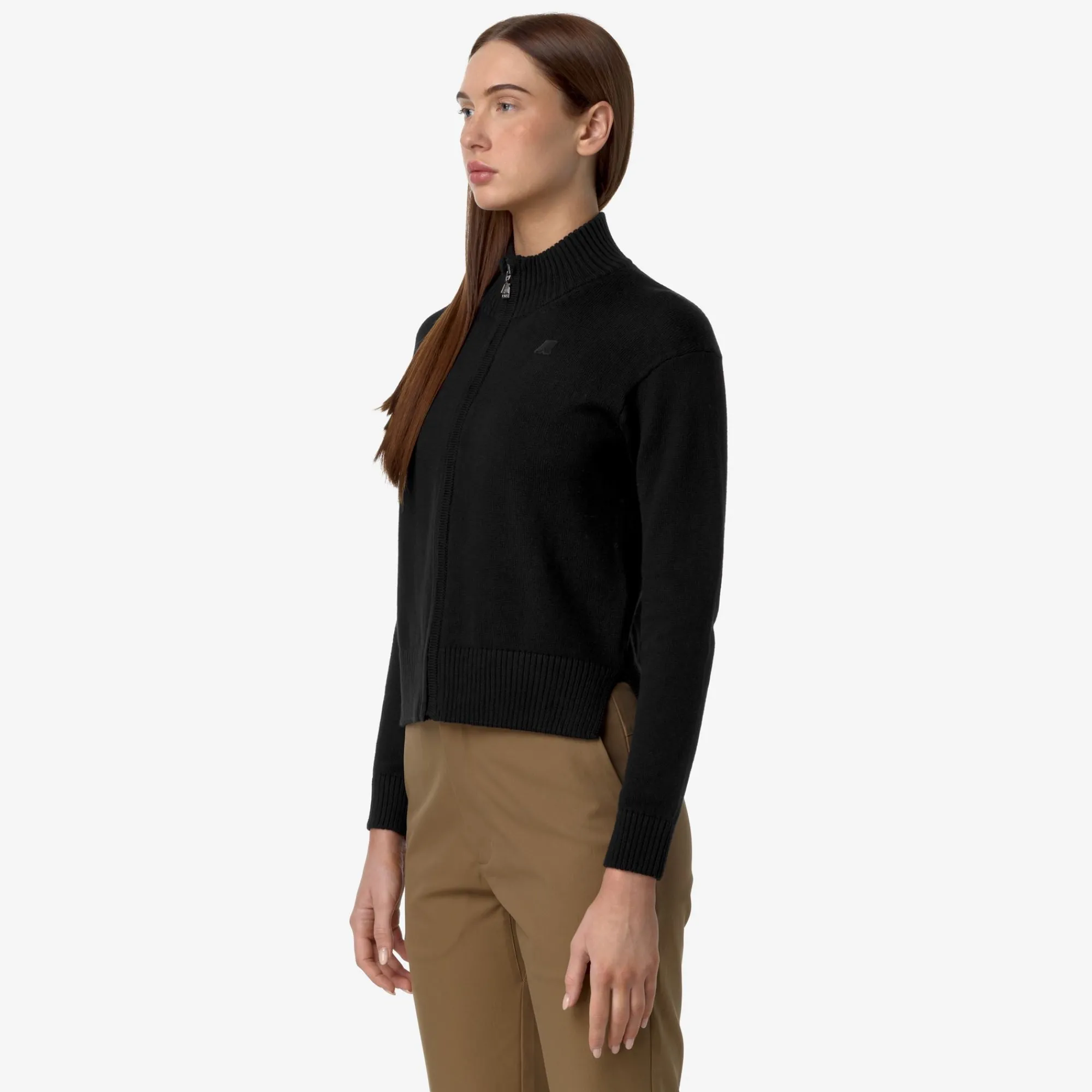 New K-Way BETINNE COTTON CASHMERE Blackpure