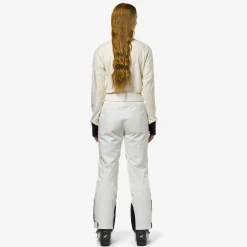 Hot K-Way BONNEVAL MICRO TWILL 2 LAYERS Whitegardenia