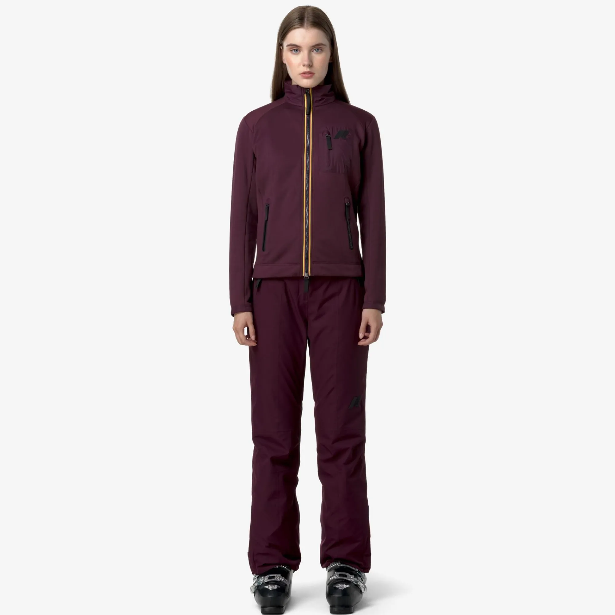 Hot K-Way BONNEVAL MICROTWILL 2L Violetdkpurple