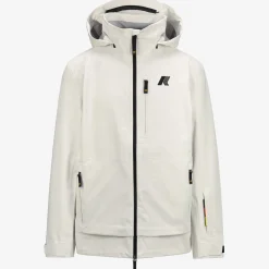 Outlet K-Way BOZEL 3 LAYERS Whitegardenia