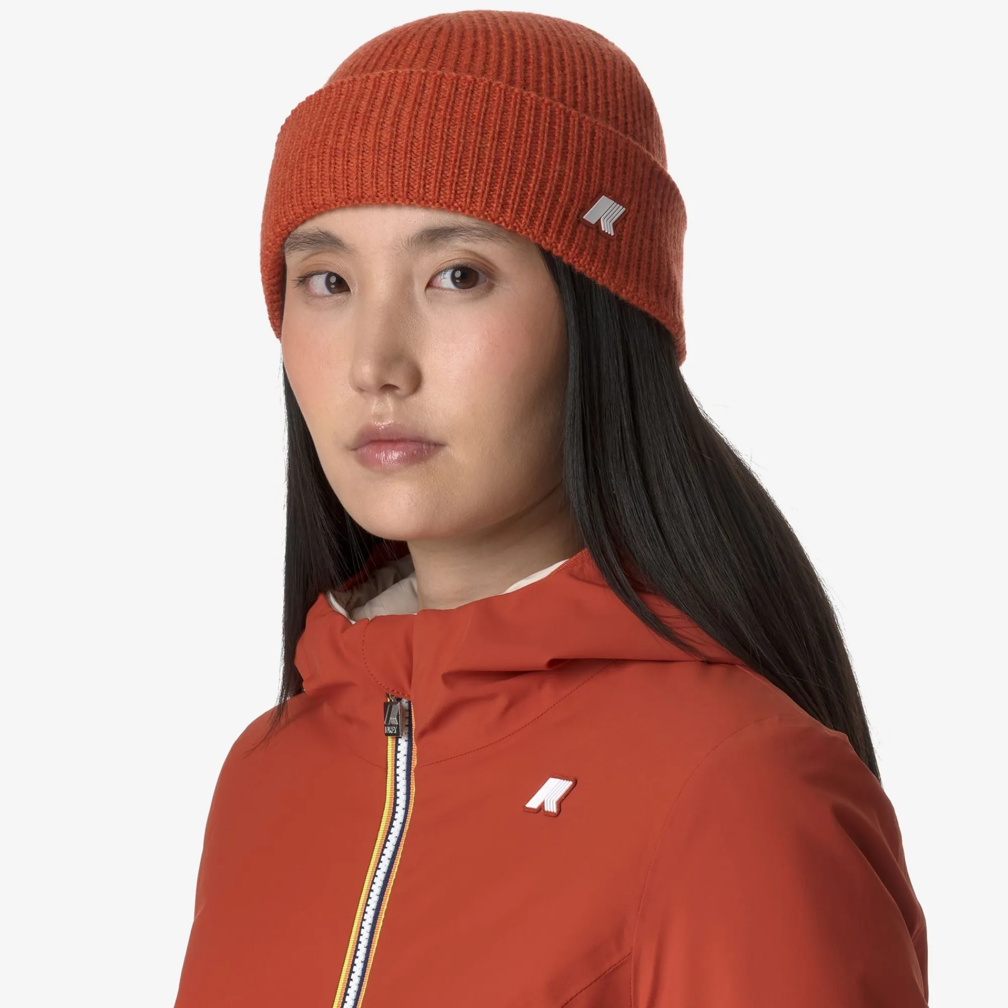 Online K-Way BRICE CARDIGAN STITCH WOOL Redpompeianmelange