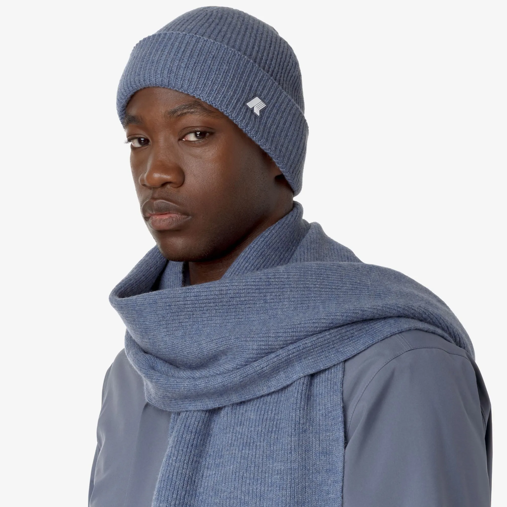 Discount K-Way BRICE CARDIGAN STITCH WOOL Greyblueaviomelange