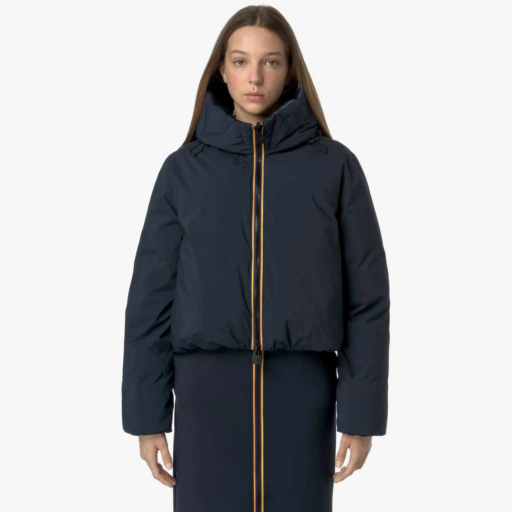 Hot K-Way BRIEN VELVET THERMO REVERSIBLE Blackash