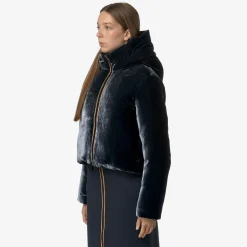 Hot K-Way BRIEN VELVET THERMO REVERSIBLE Blackash