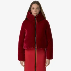 Clearance K-Way BRIEN VELVET THERMO REVERSIBLE Redemboldened