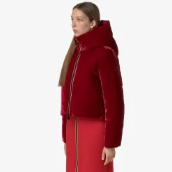 Clearance K-Way BRIEN VELVET THERMO REVERSIBLE Redemboldened