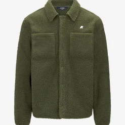 New K-Way CAMERON SHERPA POLAR Greenc-greenc